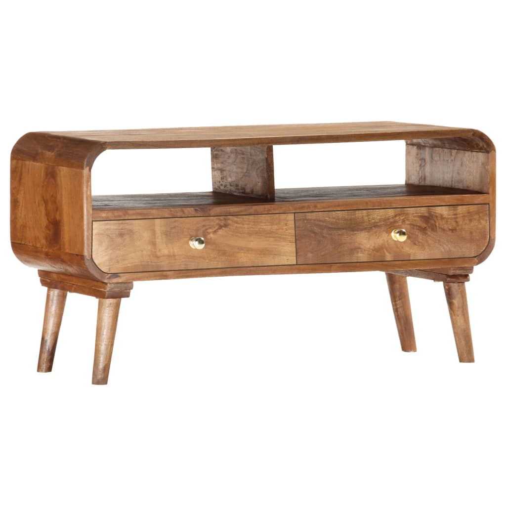 Tv-meubel 90x30x47 cm massief mangohout