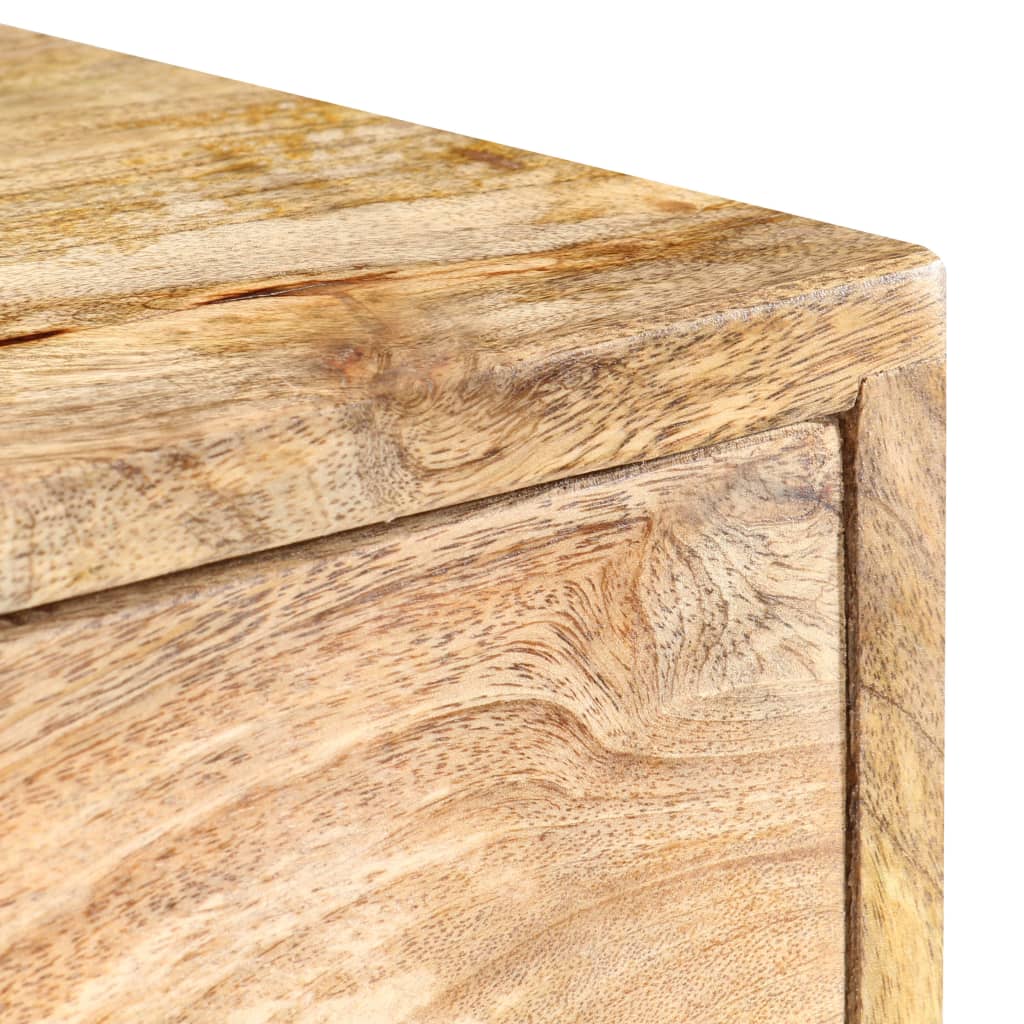 Hoge kast 80x30x100 cm massief mangohout