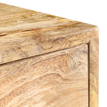 Hoge kast 80x30x100 cm massief mangohout