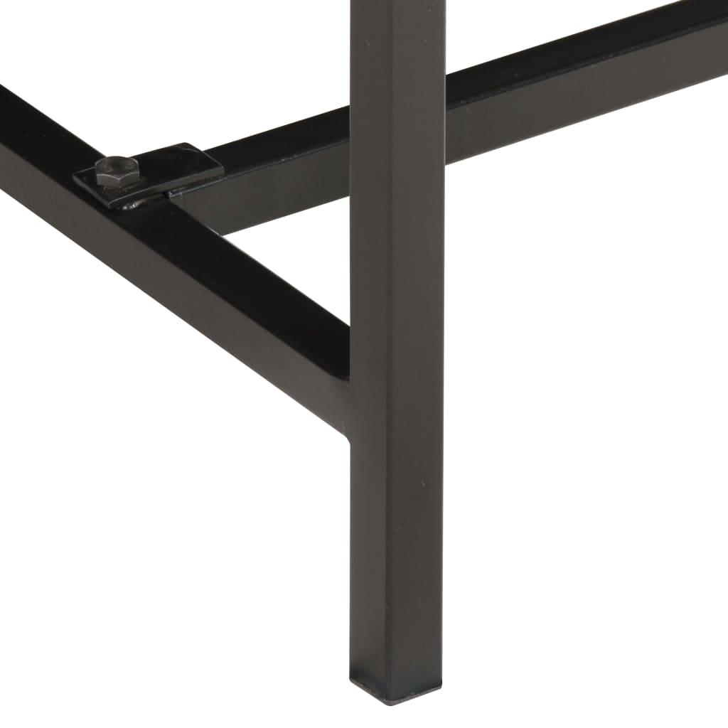 Hoge kast 80x30x100 cm massief mangohout