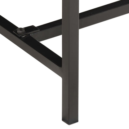 Hoge kast 80x30x100 cm massief mangohout