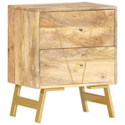 Nightstand 40x30x50 cm solid mango wood