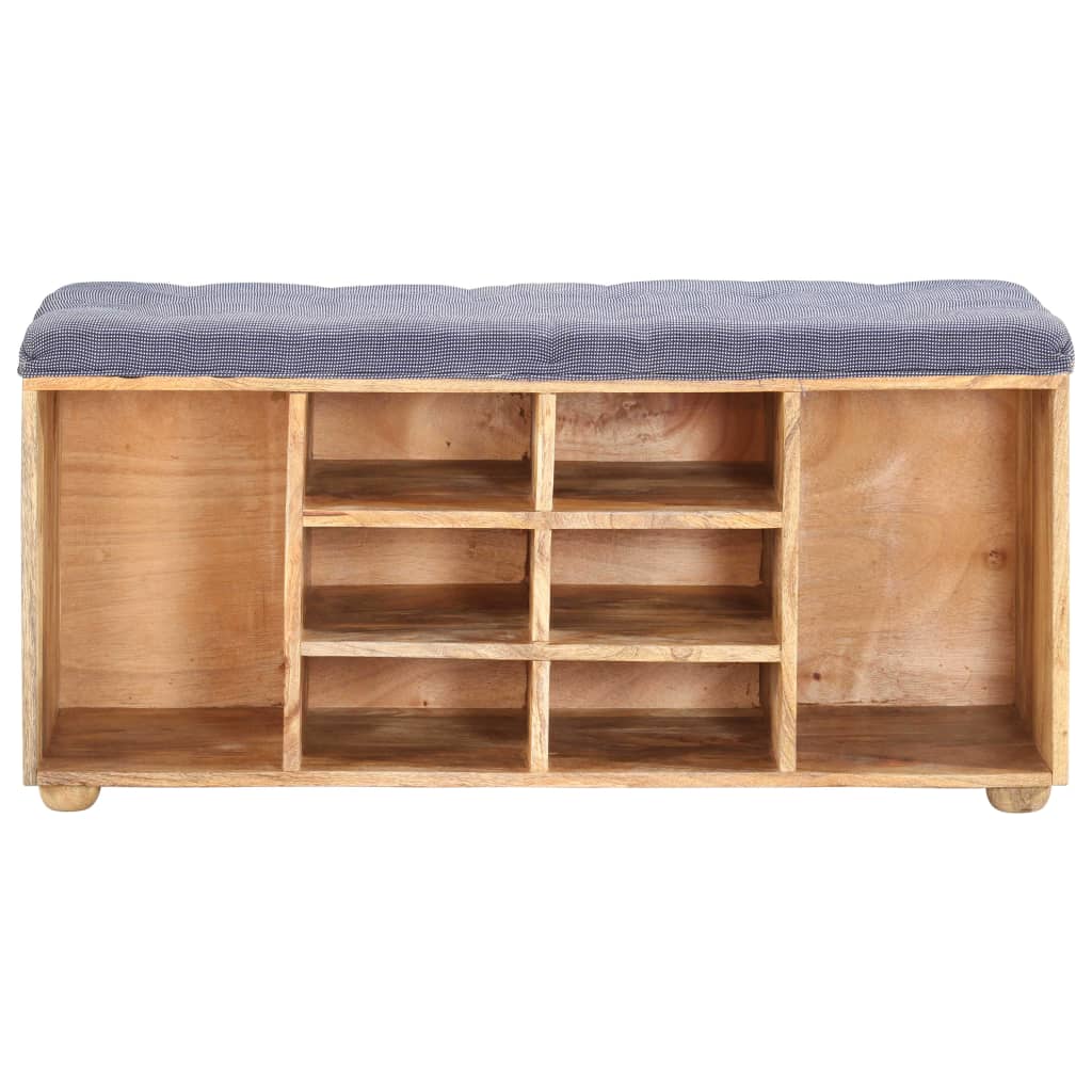 Halbankje 100X35X47 Cm Massief Mangohout