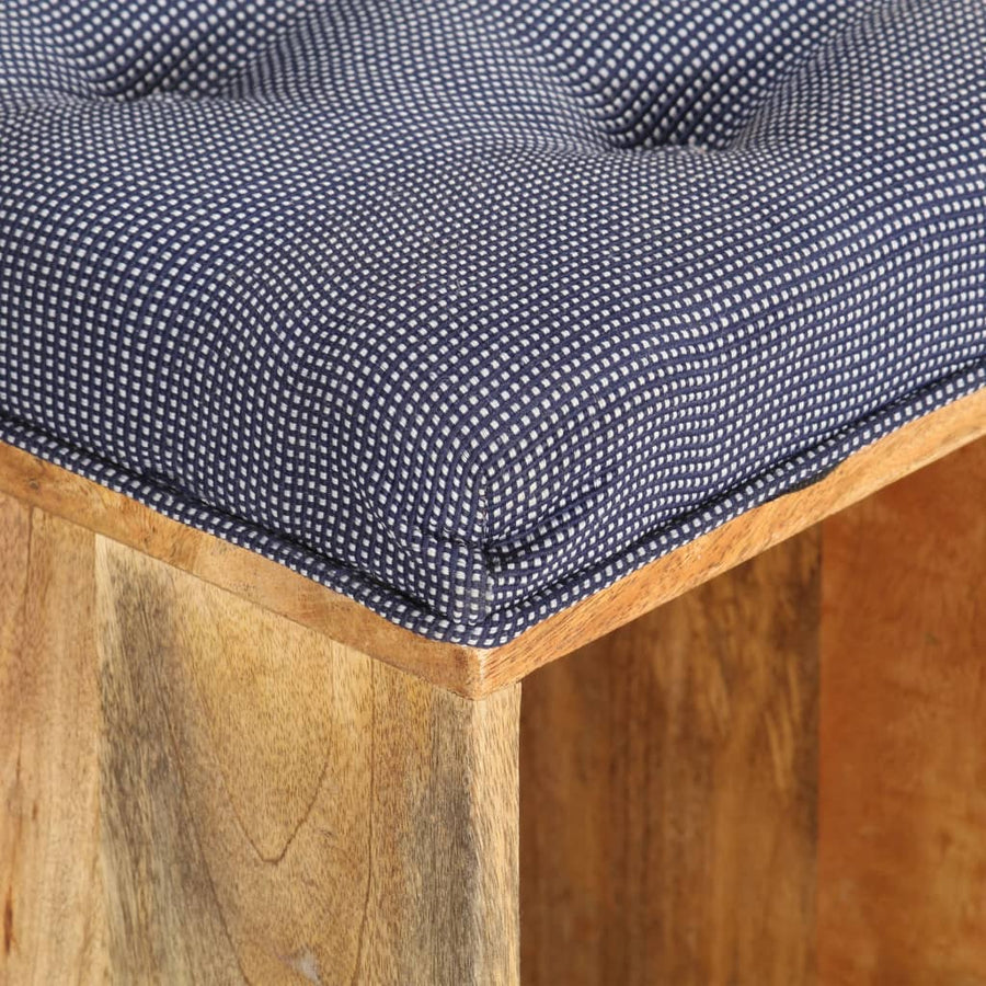 Halbankje 100X35X47 Cm Massief Mangohout