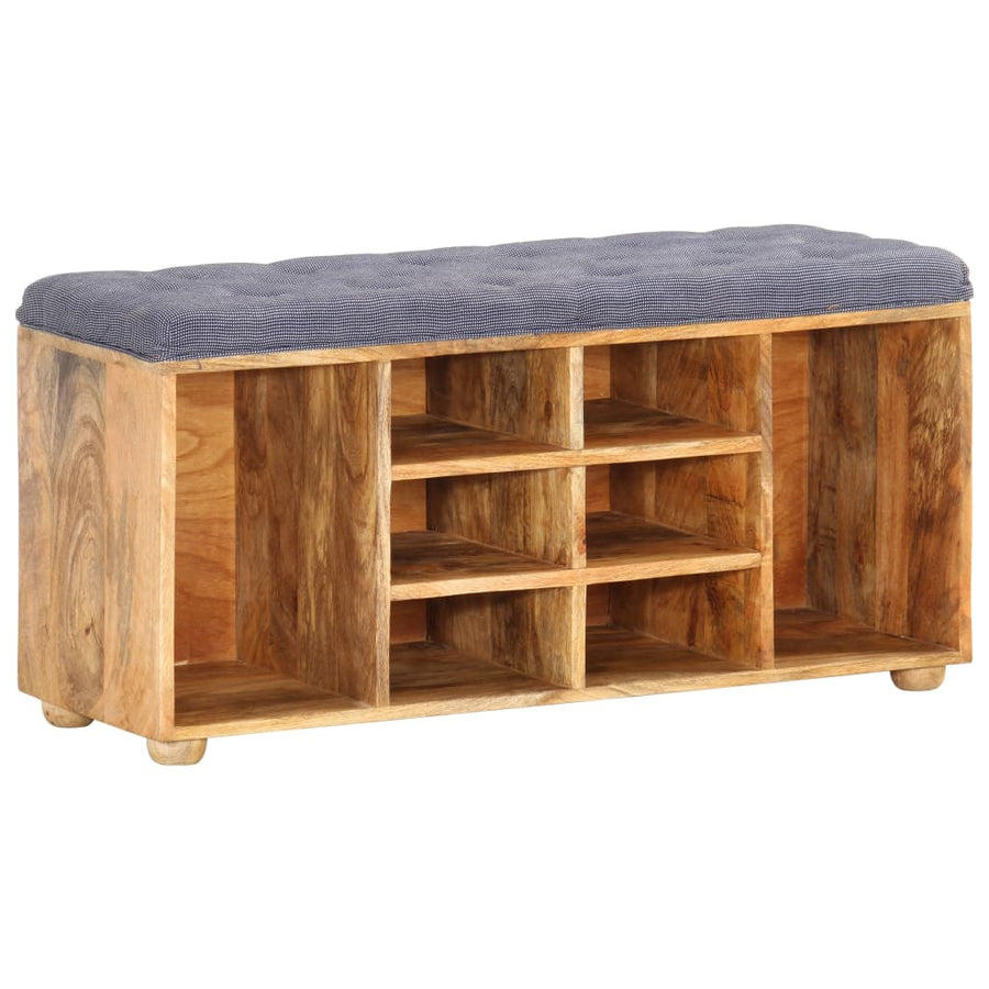 Halbankje 100X35X47 Cm Massief Mangohout