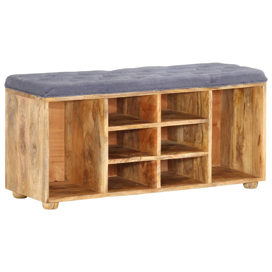 Halbankje 100X35X47 Cm Massief Mangohout