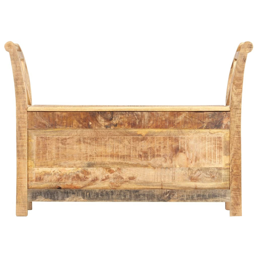 Halbankje 103X33X72 Cm Massief Mangohout