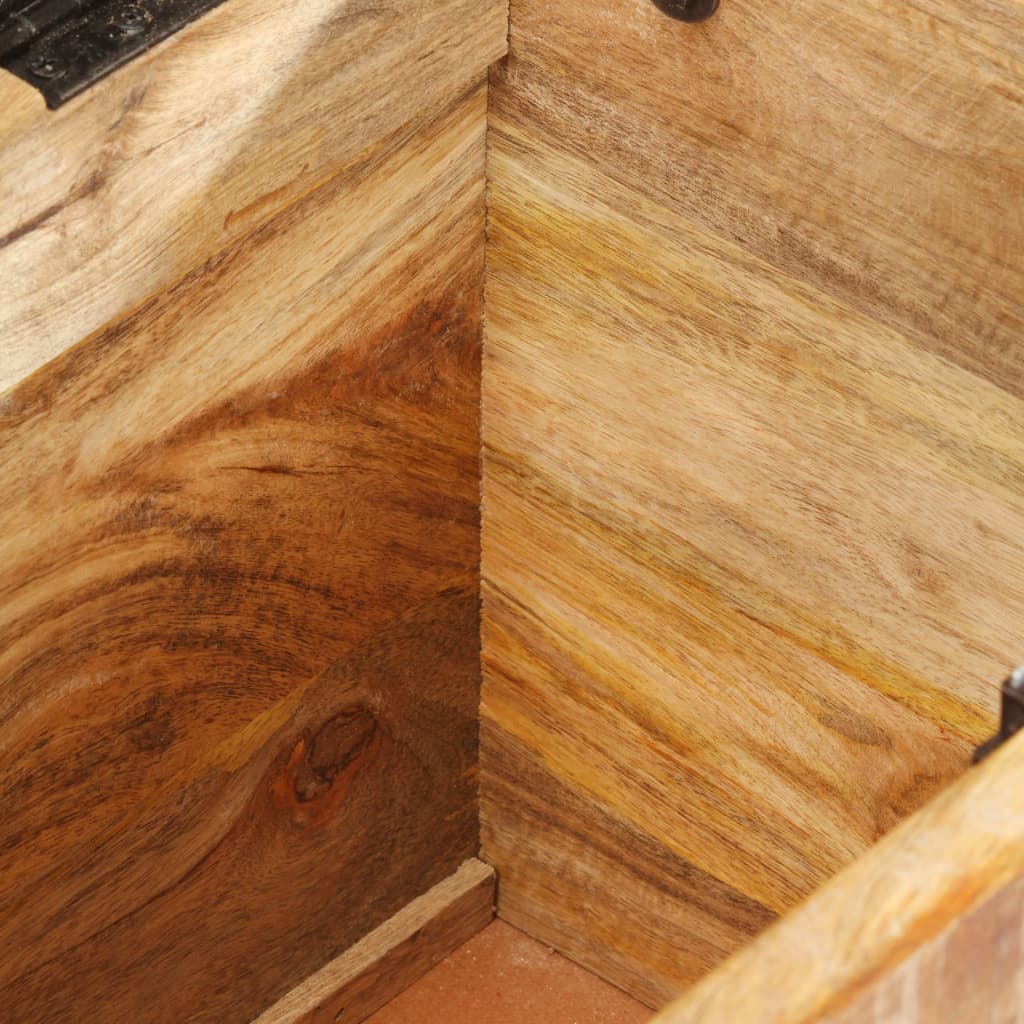 Halbankje 103X33X72 Cm Massief Mangohout