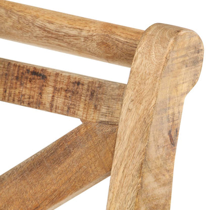Halbankje 103X33X72 Cm Massief Mangohout