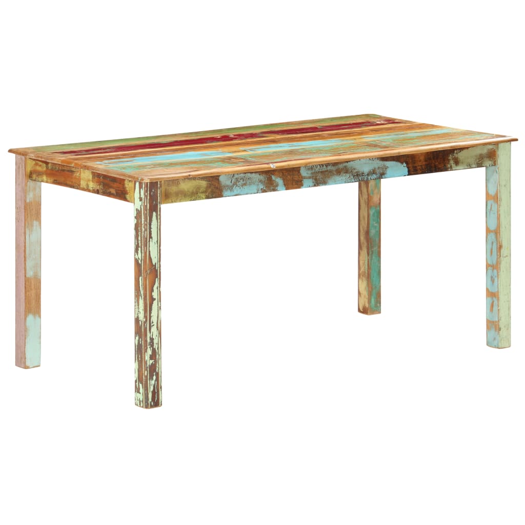 Eettafel Massief Gerecycled Hout 160 x 80 x 76 cm