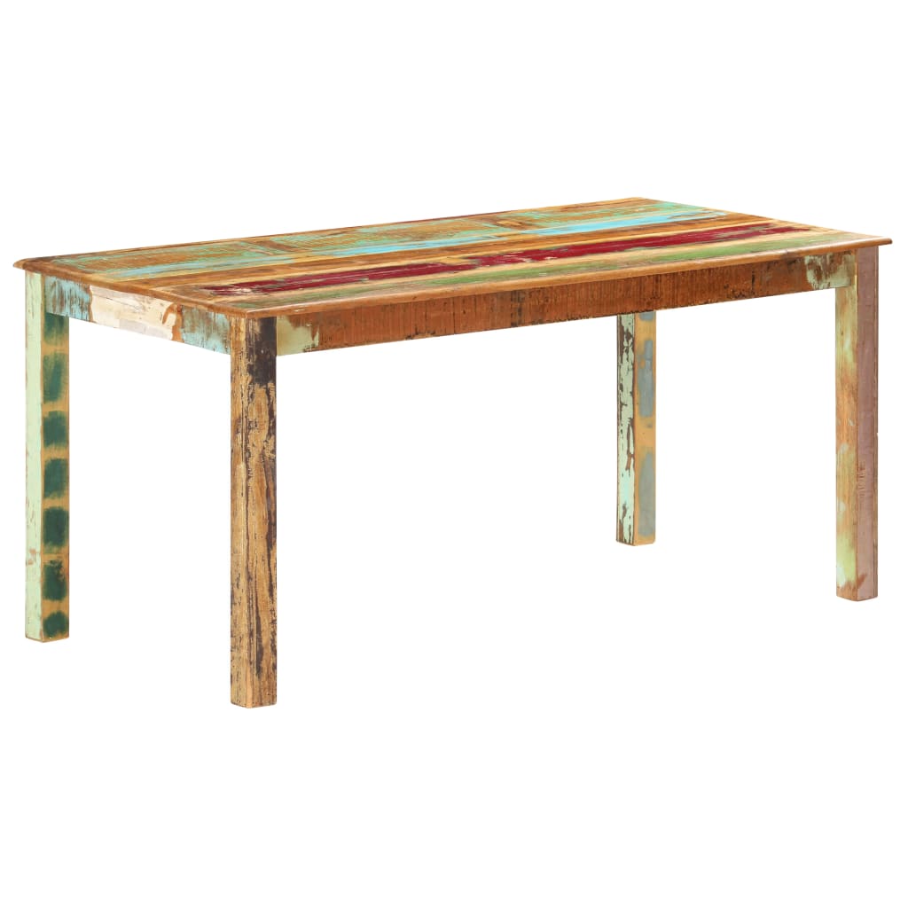 Eettafel Massief Gerecycled Hout 160 x 80 x 76 cm