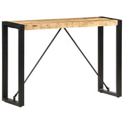 Wandtafel 110x35x76 cm massief mangohout staal