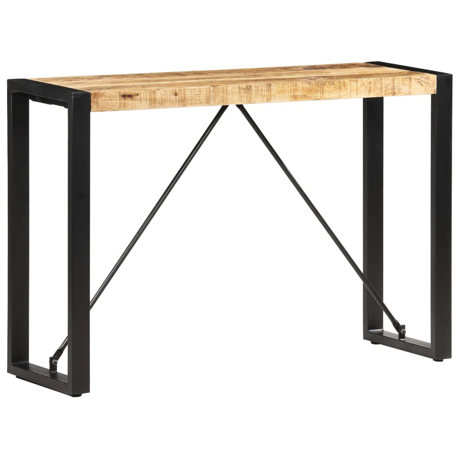 Wandtafel 110X35X76 Cm Massief Mangohout 110 x 35 x 76 cm Lichtbruin