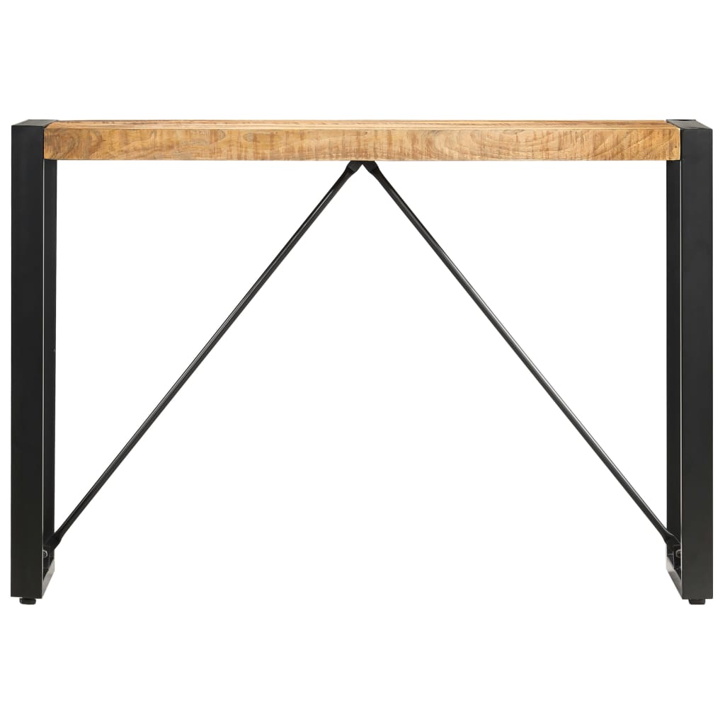 Wandtafel 110X35X76 Cm Massief Mangohout 110 x 35 x 76 cm Lichtbruin