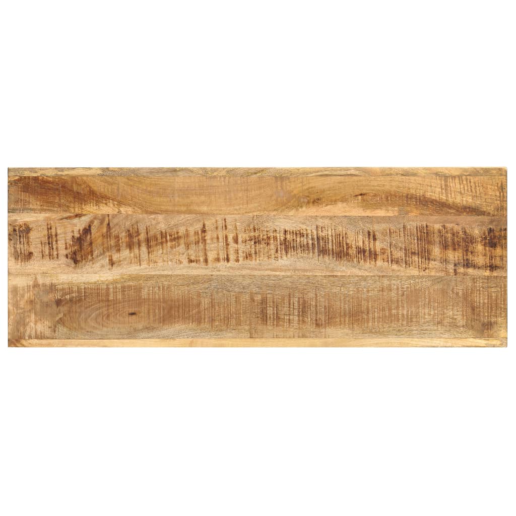 Wandtafel 110X35X76 Cm Massief Mangohout 110 x 35 x 76 cm Lichtbruin