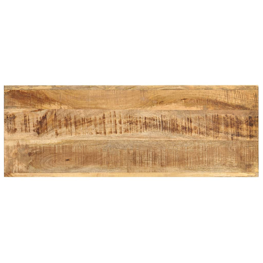 Wandtafel 110X35X76 Cm Massief Mangohout 110 x 35 x 76 cm Lichtbruin