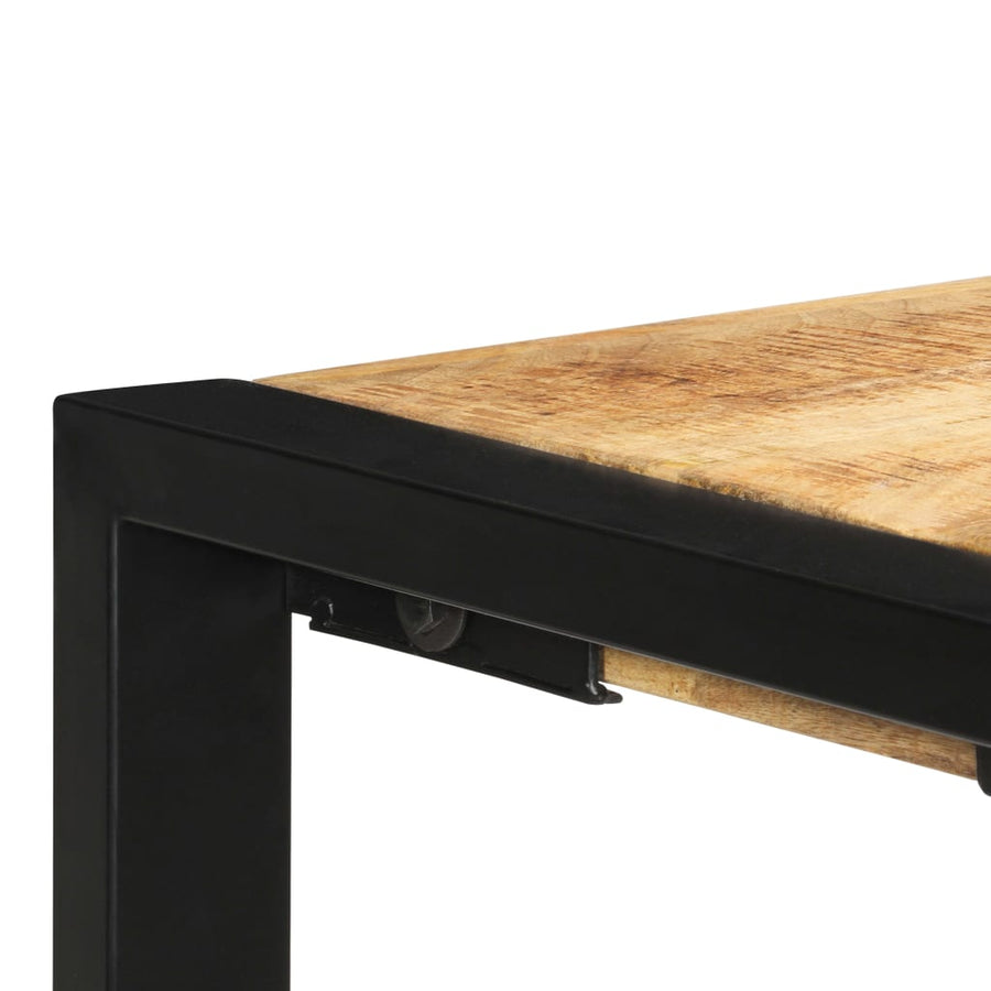 Wandtafel 110X35X76 Cm Massief Mangohout 110 x 35 x 76 cm Lichtbruin