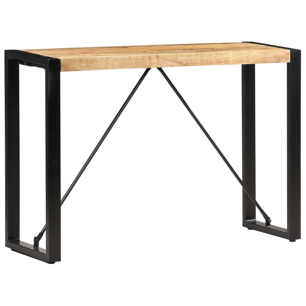 Wandtafel 110X35X76 Cm Massief Mangohout 110 x 35 x 76 cm Lichtbruin