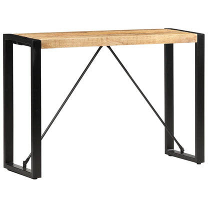 Wandtafel 110X35X76 Cm Massief Mangohout 110 x 35 x 76 cm Lichtbruin