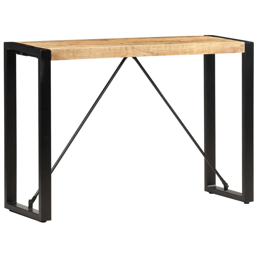 Wandtafel 110X35X76 Cm Massief Mangohout 110 x 35 x 76 cm Lichtbruin