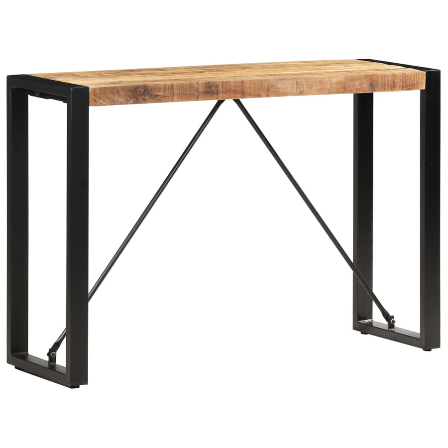 Wandtafel 110X35X76 Cm Massief Mangohout 110 x 35 x 76 cm Lichtbruin