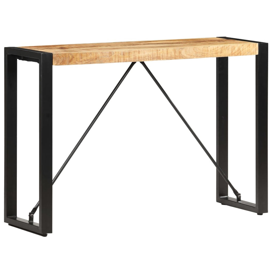 Wandtafel 110X35X76 Cm Massief Mangohout 110 x 35 x 76 cm Lichtbruin