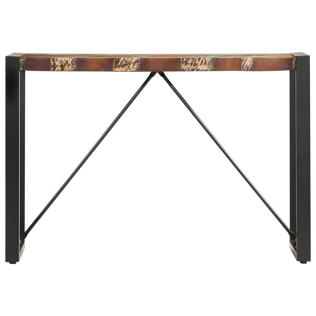 Wandtafel Massief Gerecycled Hout 110 x 35 x 76 cm Multikleur