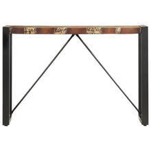Wandtafel Massief Gerecycled Hout 110 x 35 x 76 cm Multikleur