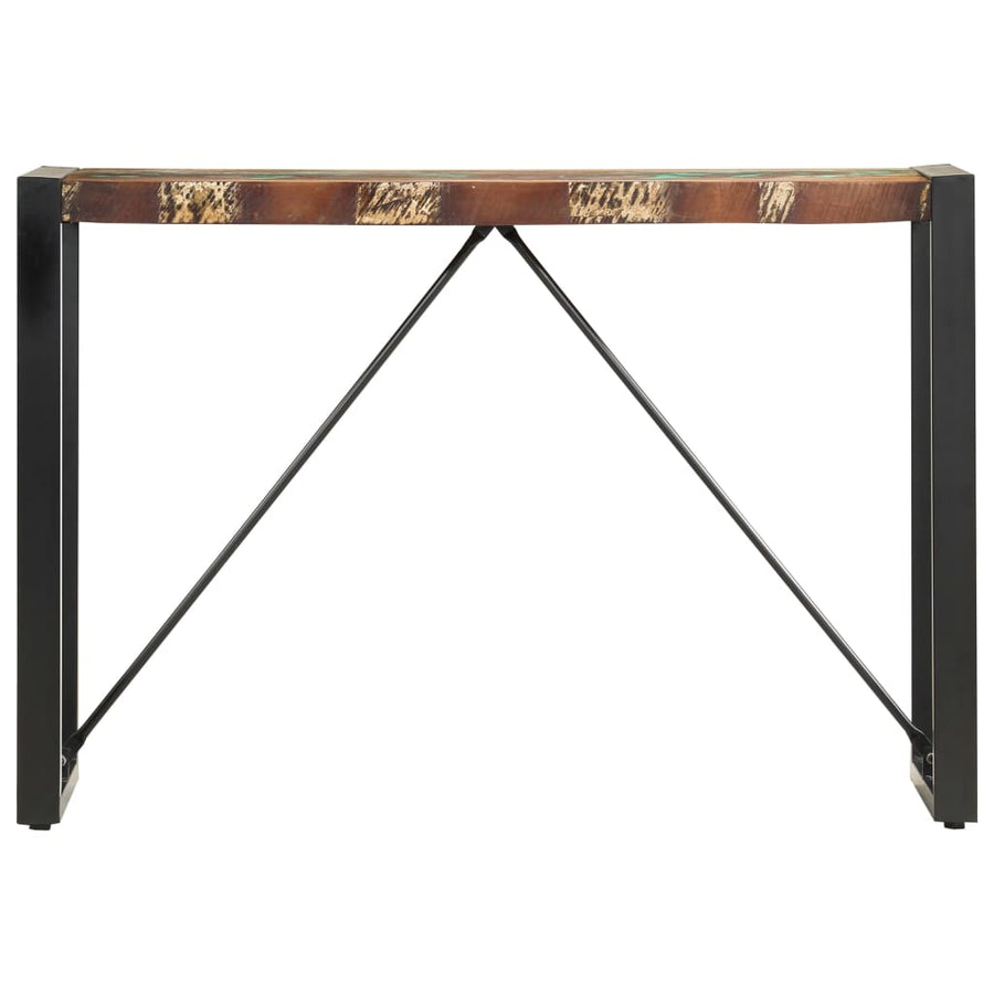 Wandtafel Massief Gerecycled Hout 110 x 35 x 76 cm Multikleur