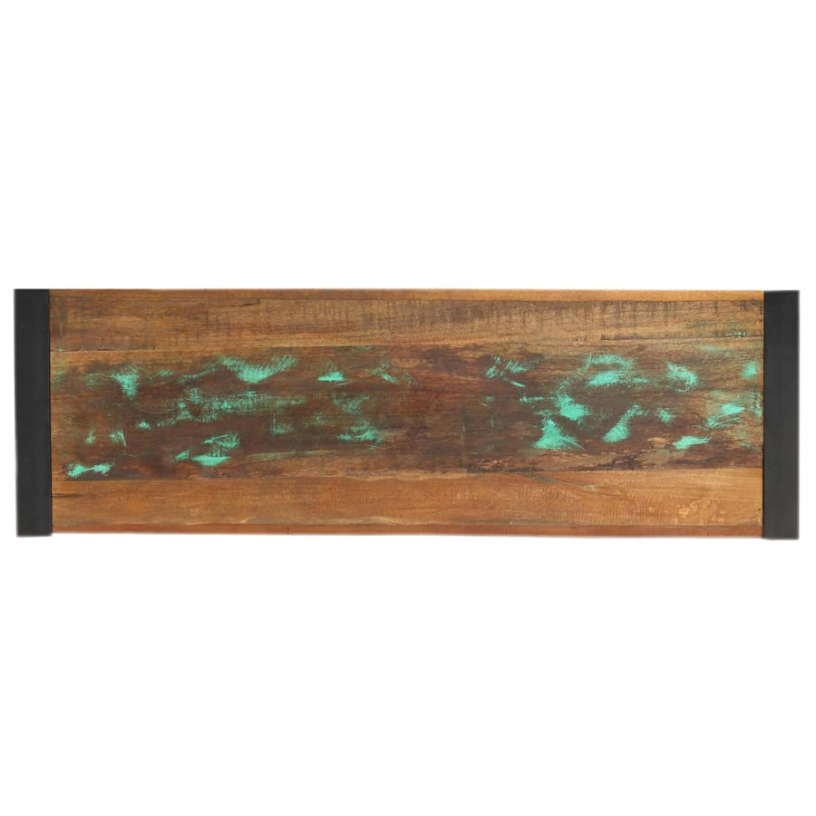Wandtafel Massief Gerecycled Hout 110 x 35 x 76 cm Multikleur