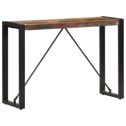 Wandtafel Massief Gerecycled Hout 110 x 35 x 76 cm Multikleur