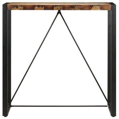 Bartafel 110x60x110 cm massief gerecycled hout