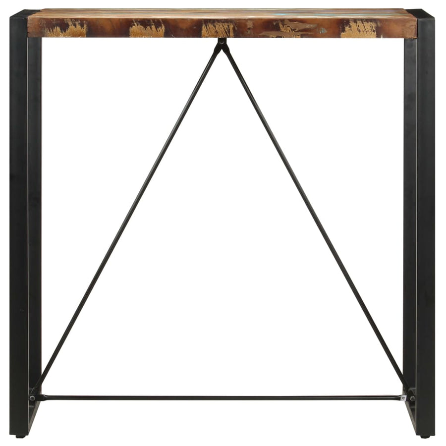 Bartafel 110x60x110 cm massief gerecycled hout