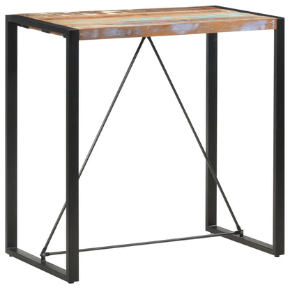 Bartafel 110x60x110 cm massief gerecycled hout