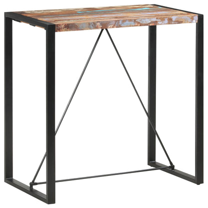 Bartafel 110x60x110 cm massief gerecycled hout