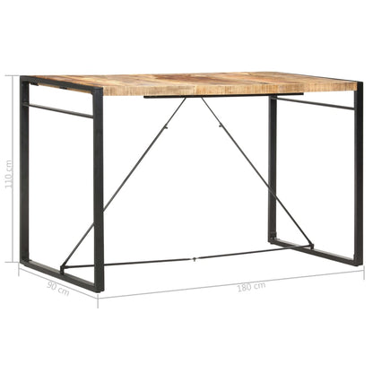 Bartafel 180X90X110 Cm Massief Mangohout 180 x 90 x 110 cm
