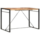 Bartafel massief acaciahout 180x90x110 cm