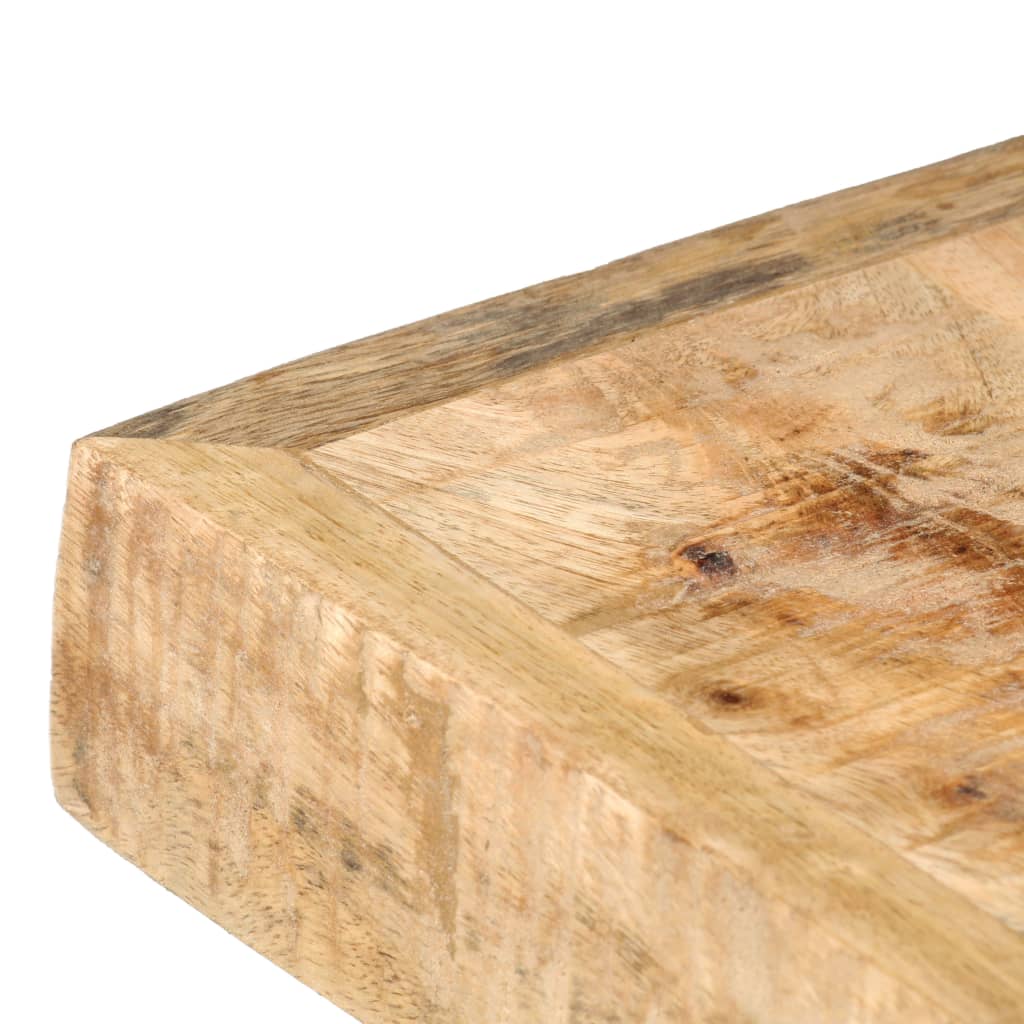 Eettafel 180x90x76 cm massief ruw mangohout