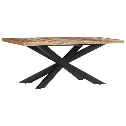 Eettafel 180x90x76 cm massief gerecycled hout