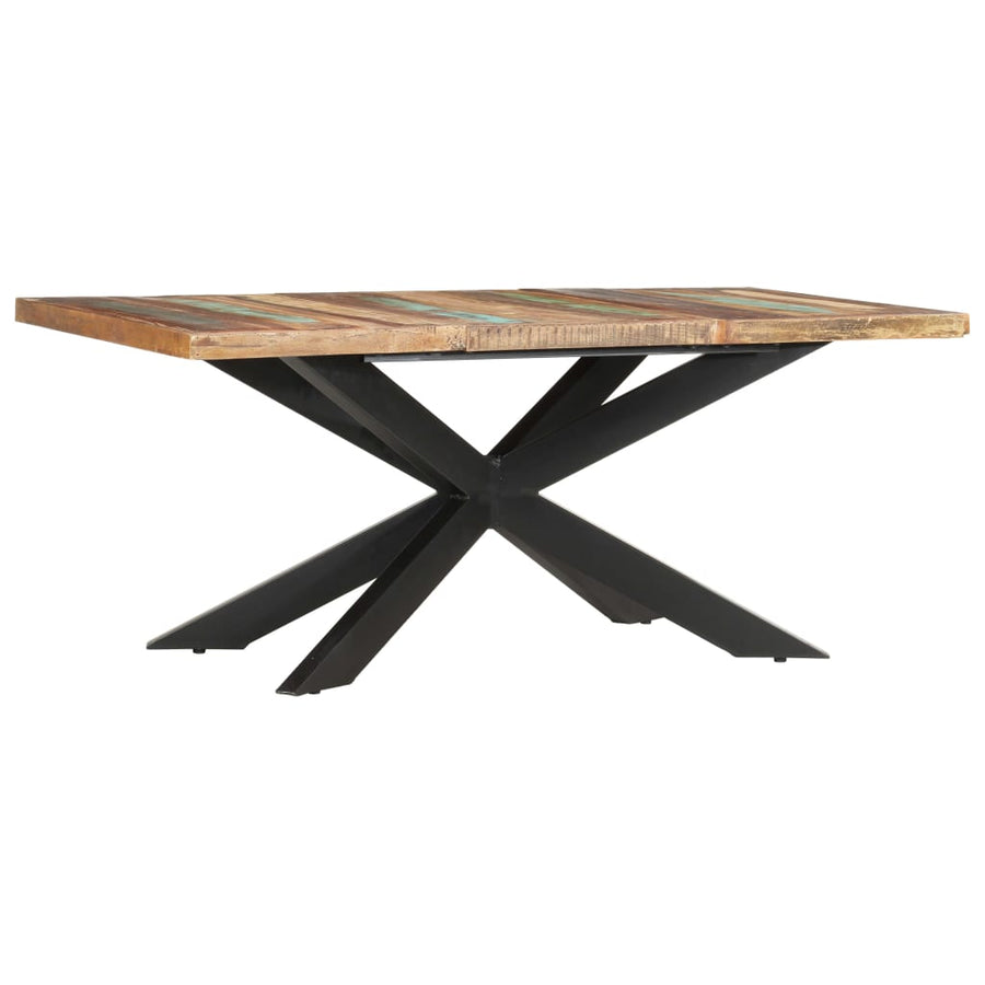 Eettafel 180x90x76 cm massief gerecycled hout