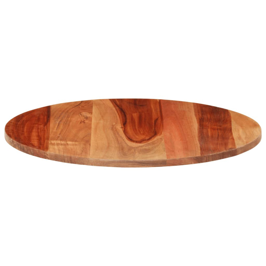 Tafelblad Rond 5-6 Mm 40 Cm Massief Sheeshamhout 40 cm 15-16 mm massief sheesham hout