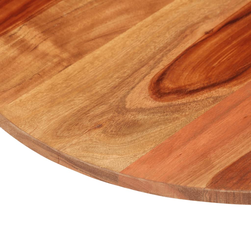 Tafelblad Rond 5-6 Mm 50 Cm Massief Sheeshamhout 50 cm 15-16 mm massief sheesham hout