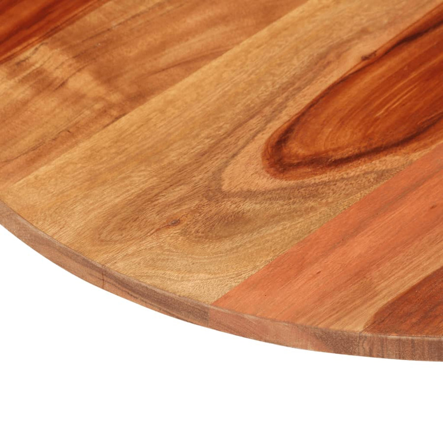 Tafelblad Rond 5-6 Mm 50 Cm Massief Sheeshamhout 50 cm 15-16 mm massief sheesham hout