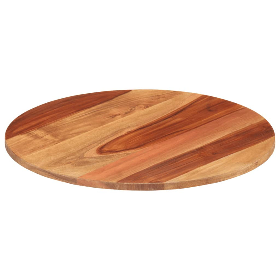 Tafelblad Rond 5-6 Mm 50 Cm Massief Sheeshamhout 50 cm 15-16 mm massief sheesham hout