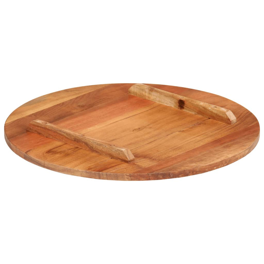 Tafelblad Rond 5-6 Mm 50 Cm Massief Sheeshamhout 50 cm 15-16 mm massief sheesham hout