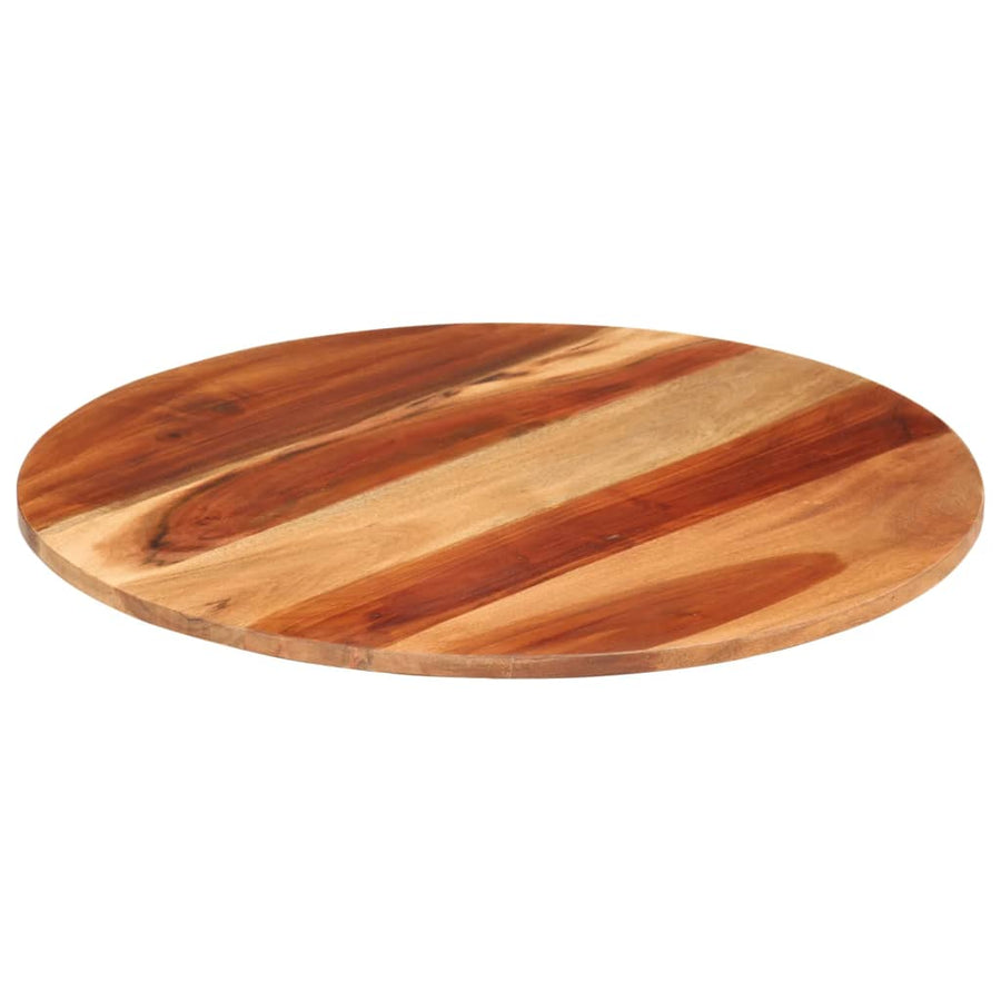 Tafelblad Rond 5-6 Mm 60 Cm Massief Sheeshamhout 60 cm 15-16 mm massief sheesham hout