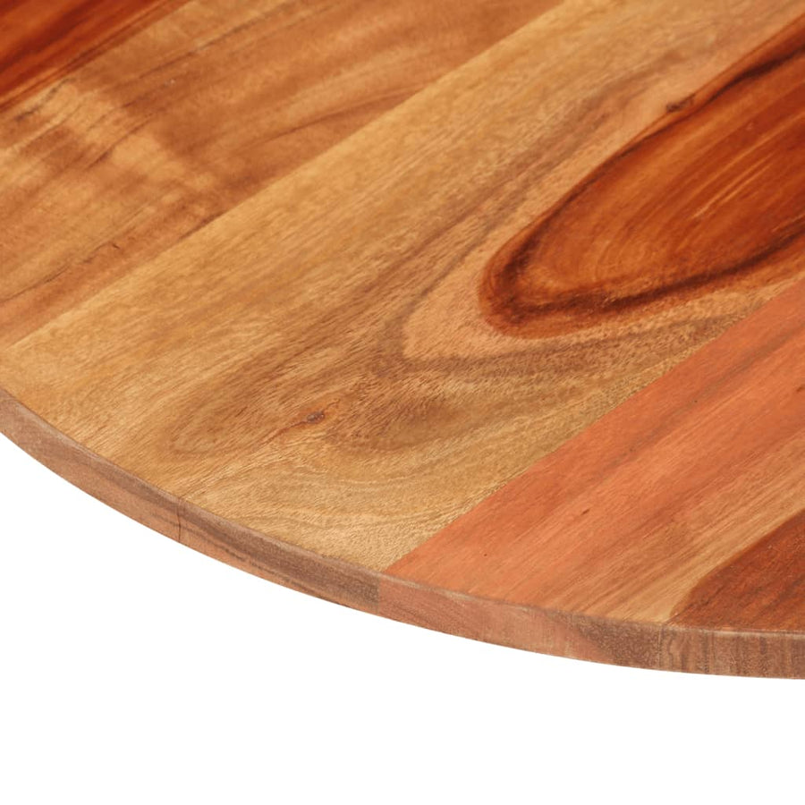 Tafelblad Rond 5-6 Mm 60 Cm Massief Sheeshamhout 60 cm 15-16 mm massief sheesham hout