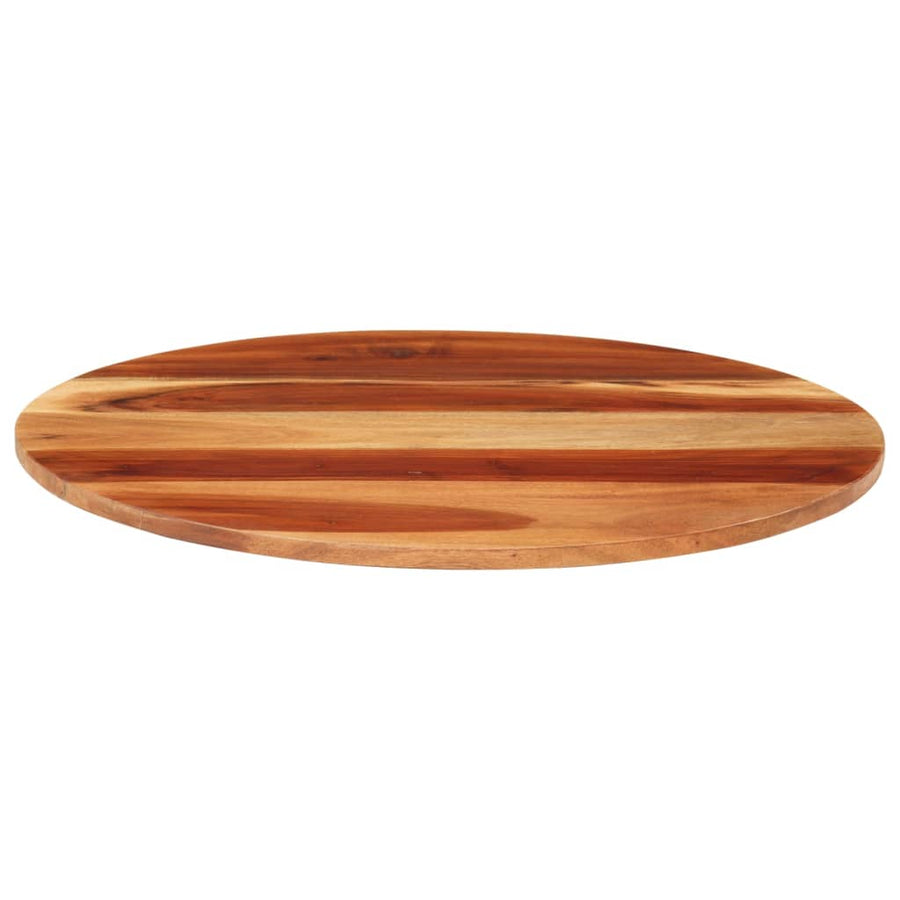 Tafelblad Rond 5-6 Mm 60 Cm Massief Sheeshamhout 60 cm 15-16 mm massief sheesham hout