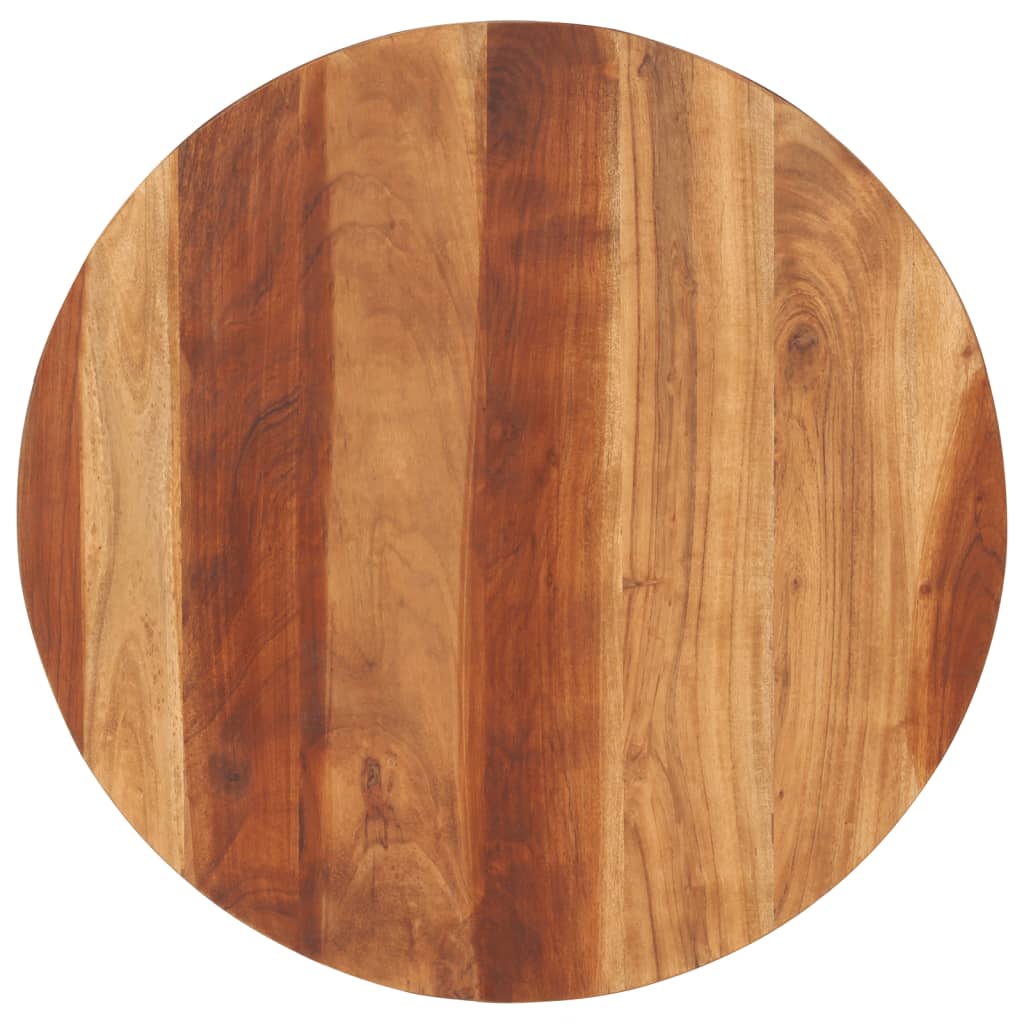 Tafelblad rond 15-16 mm 70 cm massief acaciahout