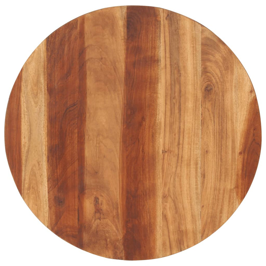 Tafelblad rond 15-16 mm 70 cm massief acaciahout